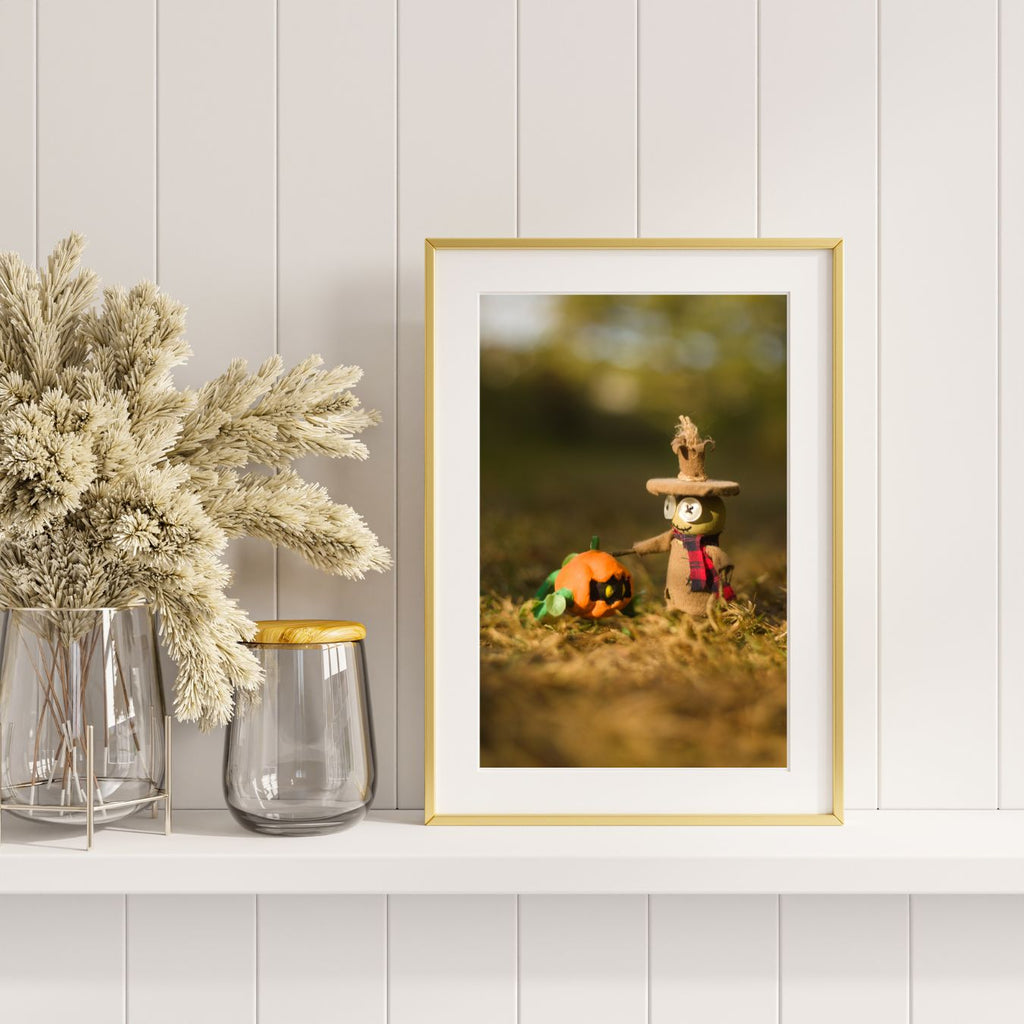 Pumpalkin and Byscarer Meet in the Fields 8x10