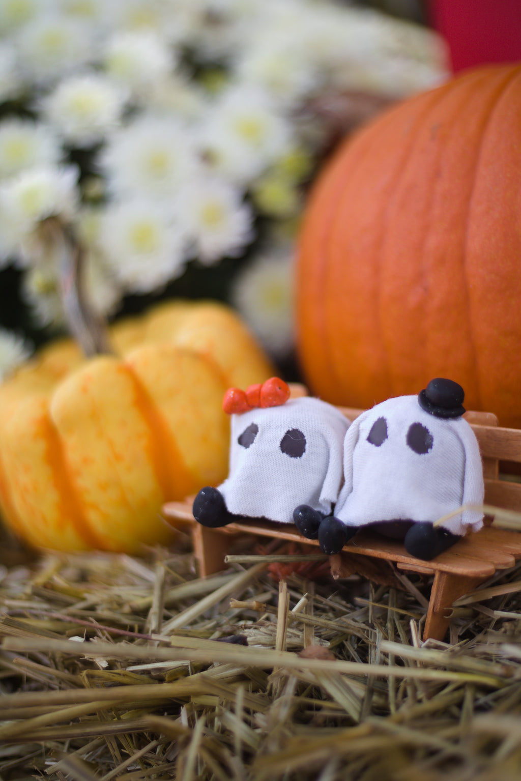 Ghoulsties on a Bench
