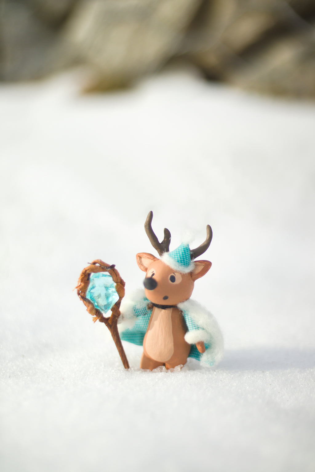 Winter Deerlock in the Tundra 8x10