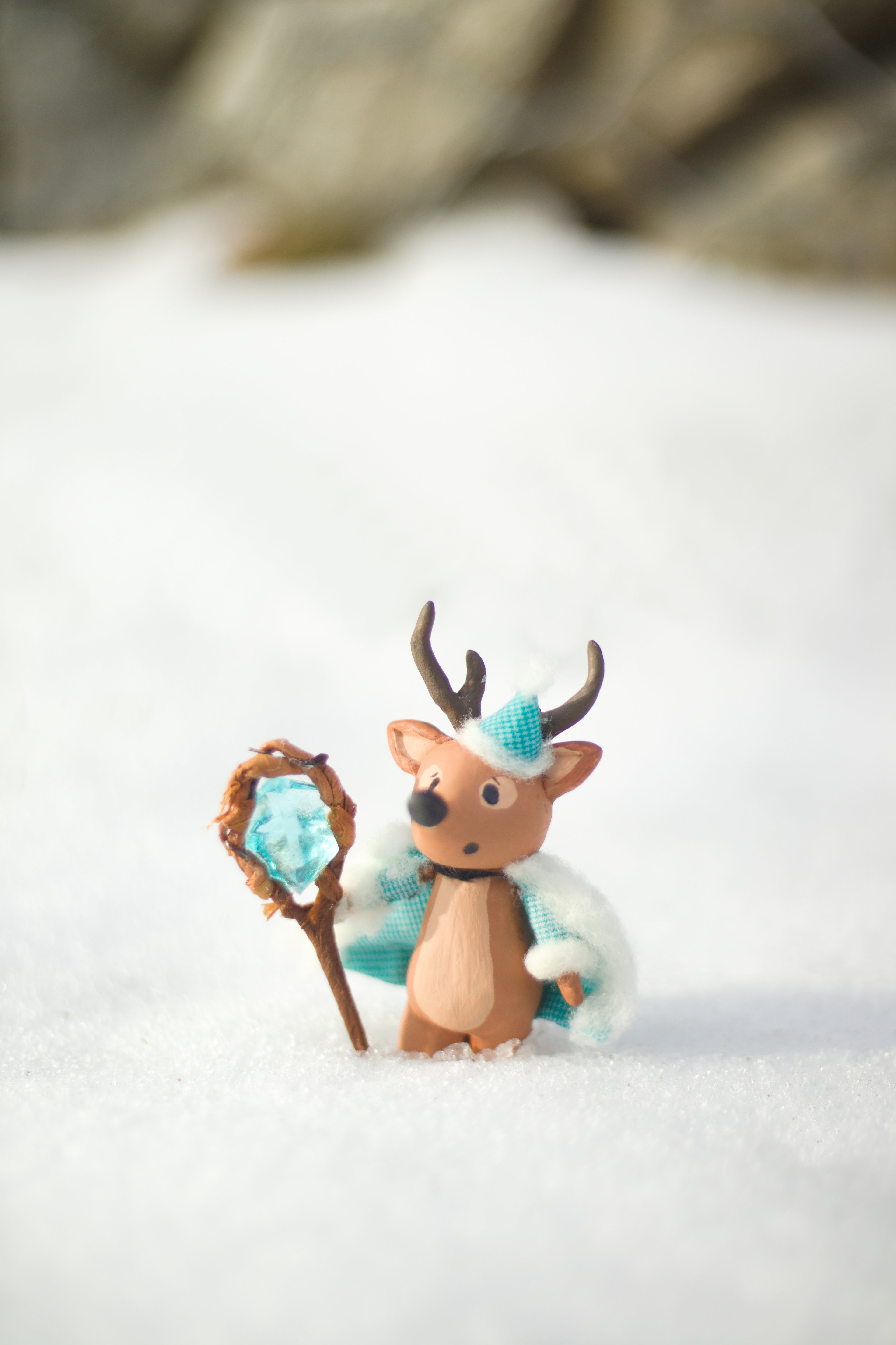 Winter Deerlock in the Tundra 8x10