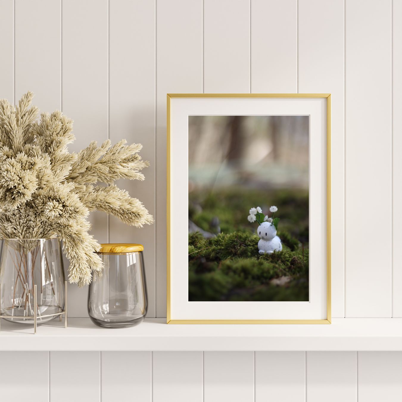 Jackalace Resting in Moss 8x10