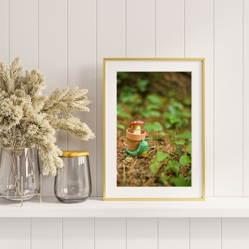 Snailrier and Shroomp on an Adventure 8x10