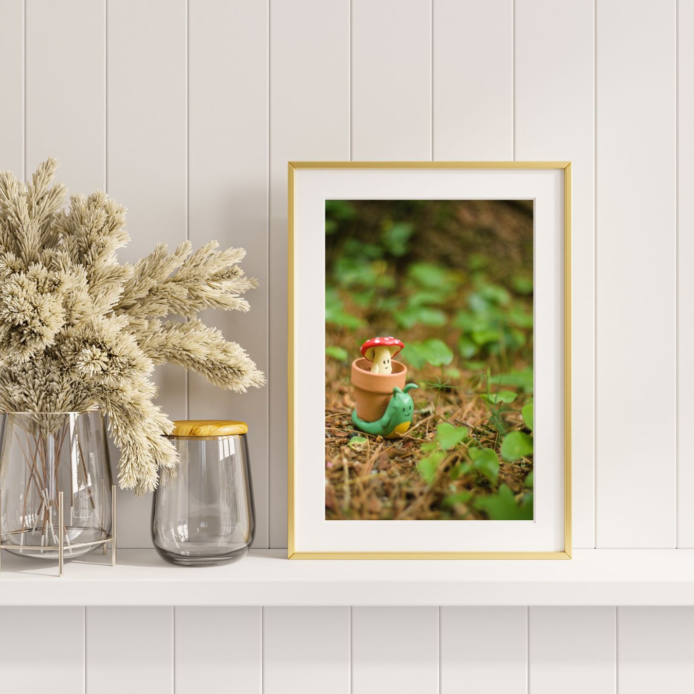 Snailrier and Shroomp on an Adventure 8x10