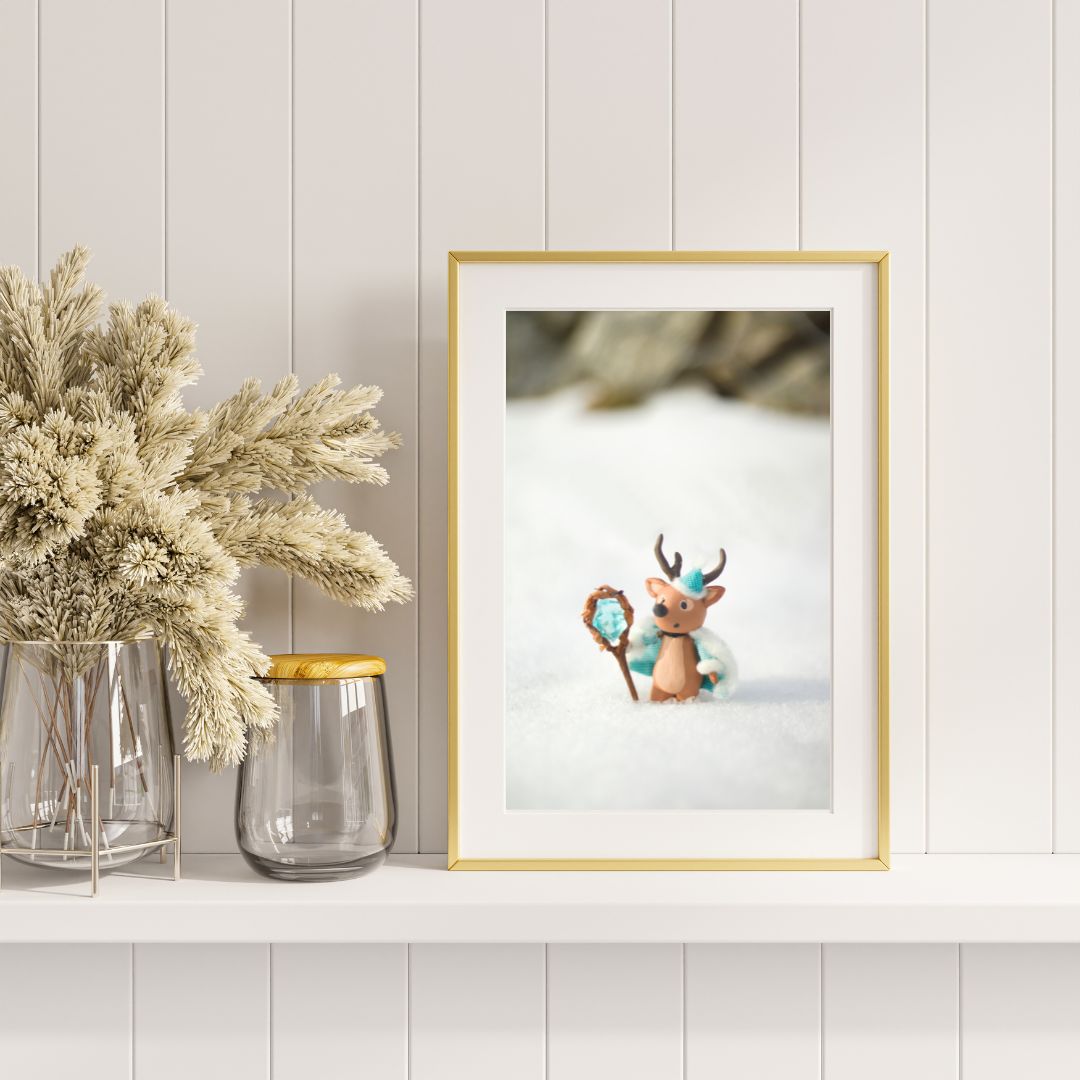Winter Deerlock in the Tundra 8x10